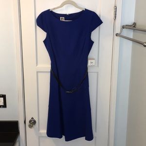 Anne Klein Blue A-line dress, size 12